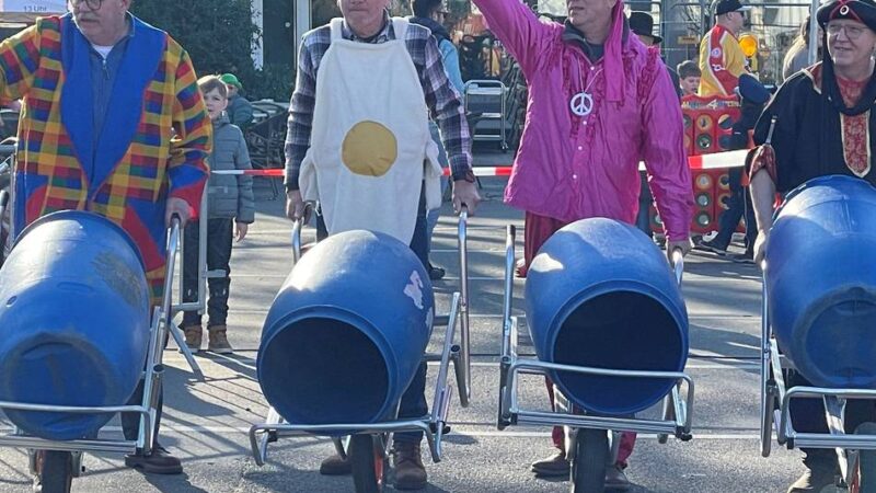 Karneval in Meerbusch: Büdericher Schützen laden zum Tonnenrennen ein