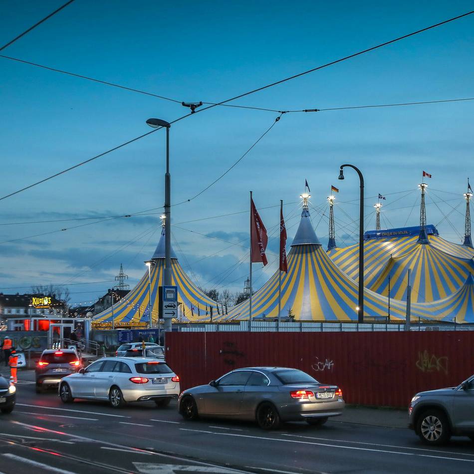 Zu viele Autos: Neues Verkehrskonzept für Cirque du Soleil in Düsseldorf