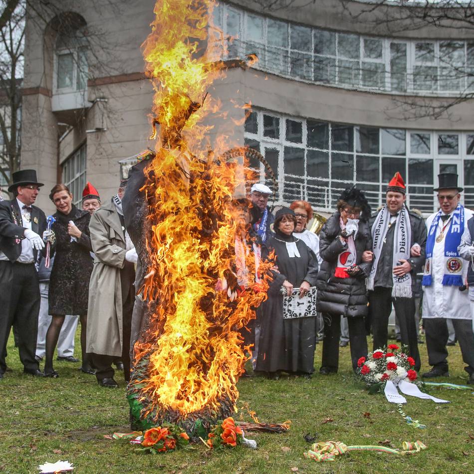 Karneval in Düsseldorf 2026: Hier wird der Hoppeditz begraben