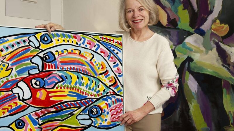 Kunstausstellung in Rheinberg: „Irgendwann explodiert es und das Bild will raus“