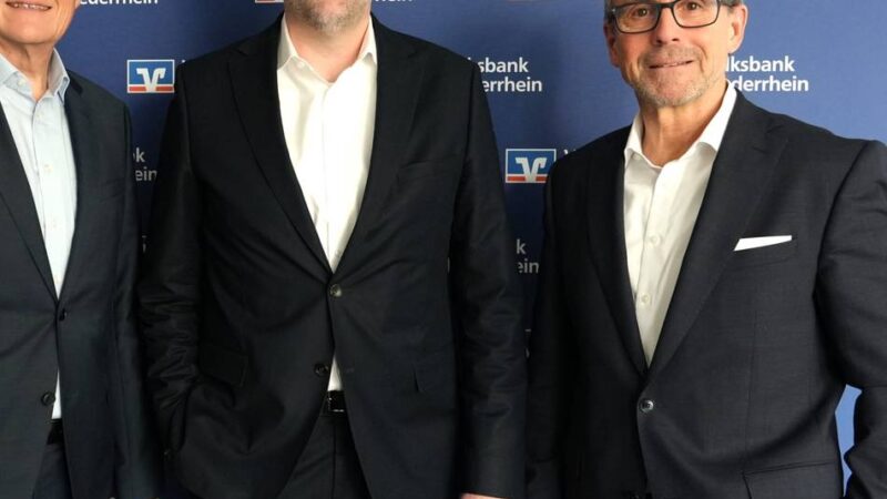 „Unser Führungsteam steht“: Weichenstellung bei der Volksbank Niederrhein