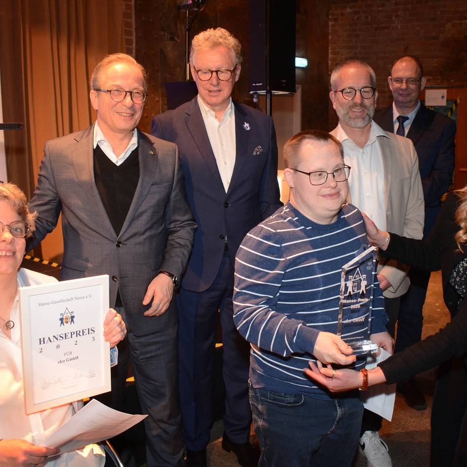 Hansegesellschaft Neuss zeichnet Unternehmen aus: „Viele Menschen finden bei Elco neue Freunde“
