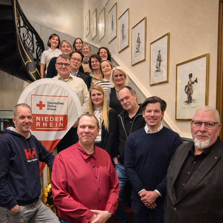 Kreisverband Niederrhein ehrt Mitarbeitende: „In meinen Adern fließt DRK-Blut“