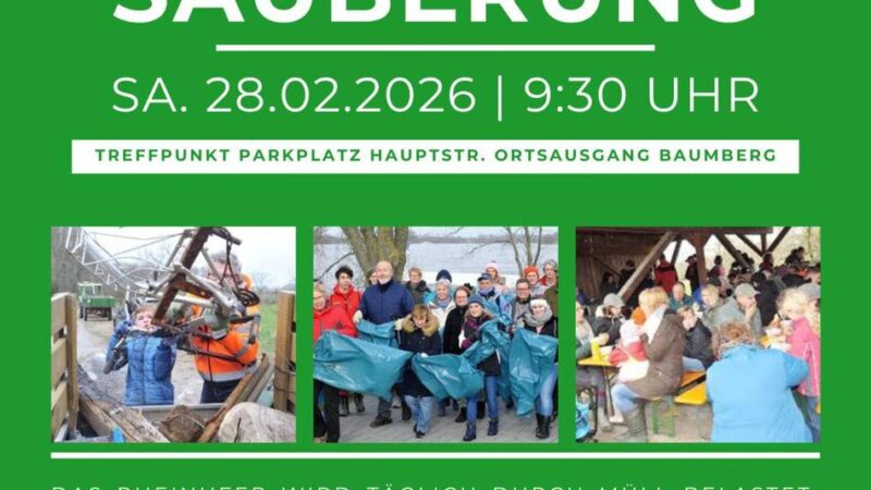 Monheim: Bürgerverein ruft zur Rheinufersäuberung in Baumberg auf