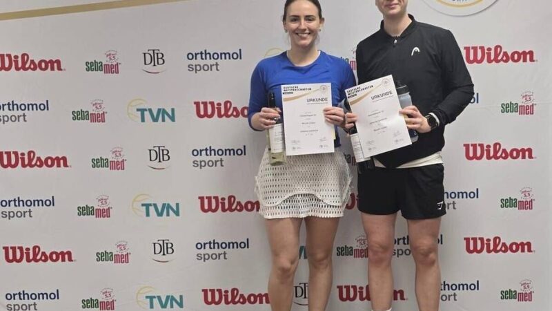 Tennis Düsseldorf: Der TC Blau-Schwarz hat zwei Deutsche Doppel-Meister