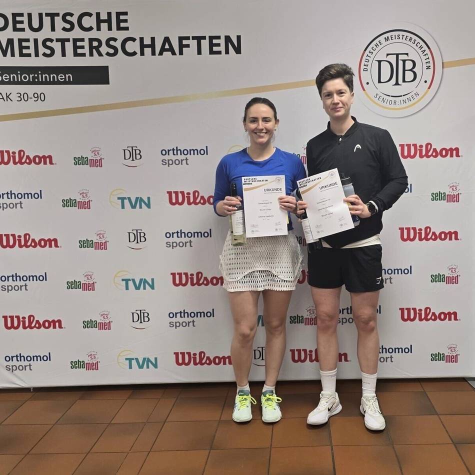 Tennis Düsseldorf: Der TC Blau-Schwarz hat zwei Deutsche Doppel-Meister