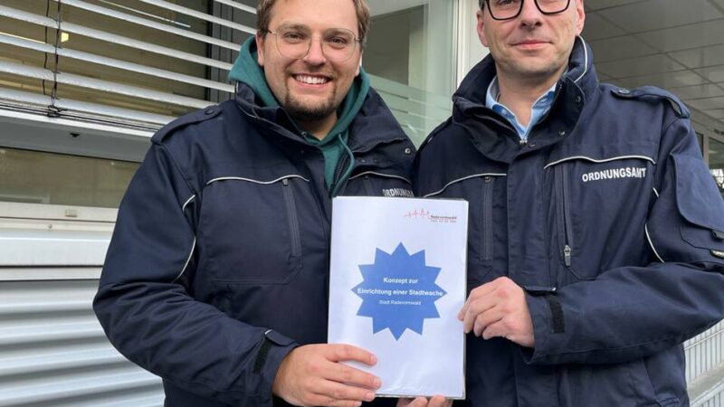 Sicherheit in Radevormwald: Stadtwache kommt – Verwaltung stellt Konzept vor