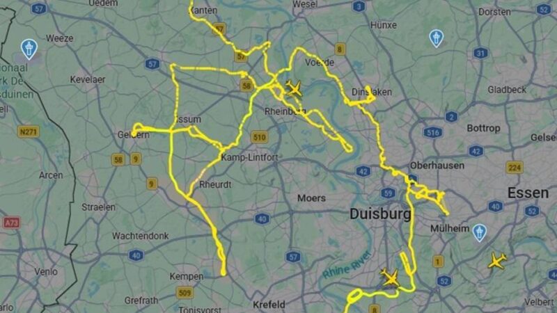 Flug sorgte für Aufsehen: Darum kreiste ein Helikopter über dem Niederrhein
