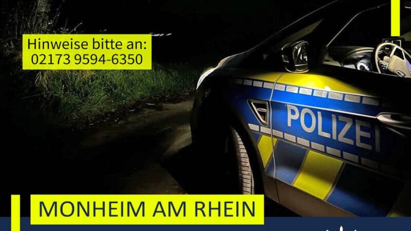 Kriminalität in Monheim: Angler am Rheinufer überfallen, getreten und bestohlen