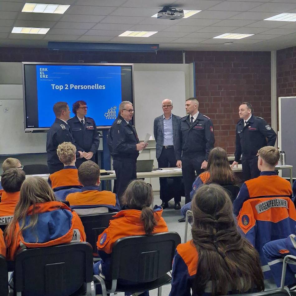 Versammlung der Jugendfeuerwehr: Erkelenzer Feuerwehr informiert über Entwicklung des Nachwuchses