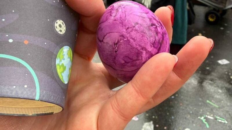 Rosenmontagszug in Düsseldorf: Kurioses Wurfmaterial – Narren fangen gekochte Eier, Schweißbänder und Turnbeutel