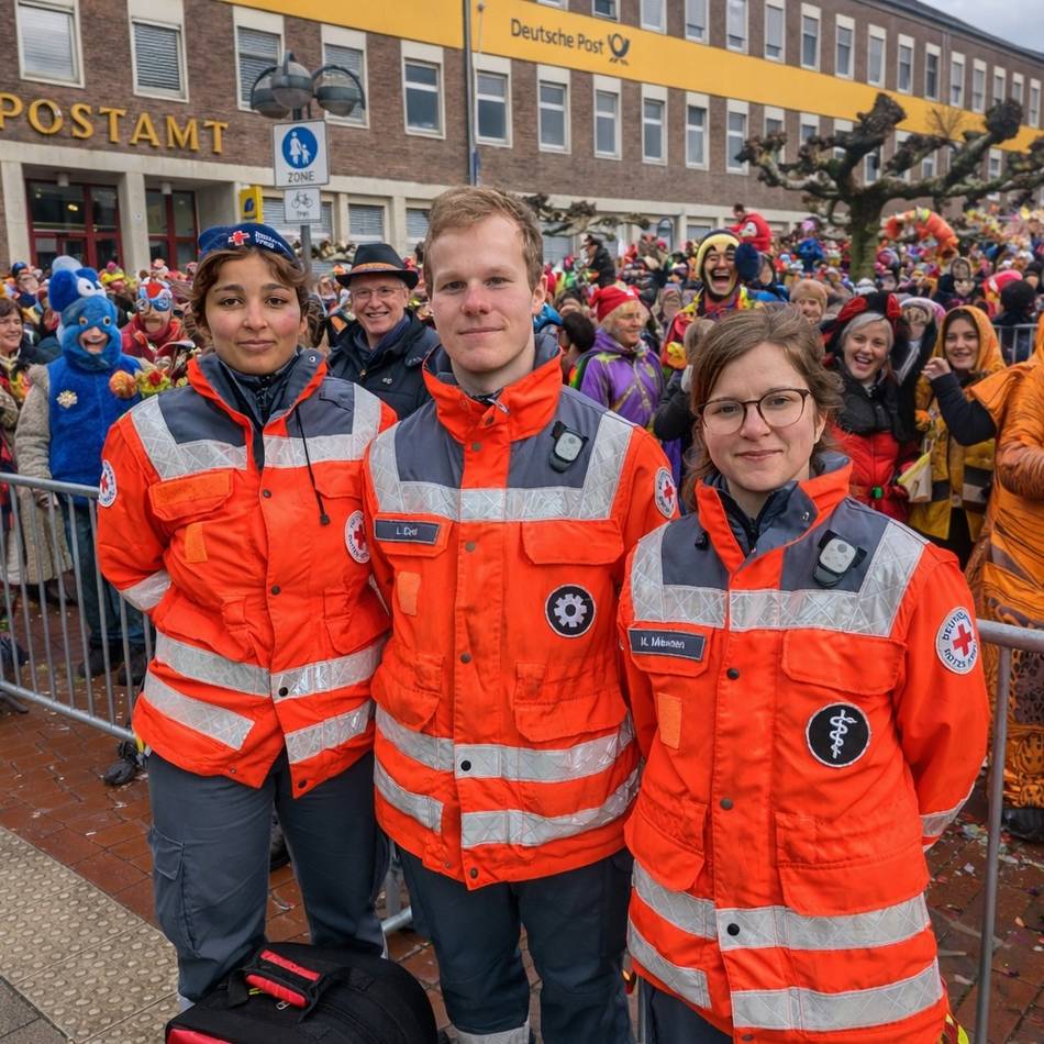 Karnevals-Bilanz im Kreis Wesel: Wenig Arbeit für die Polizei, viel für das Rote Kreuz