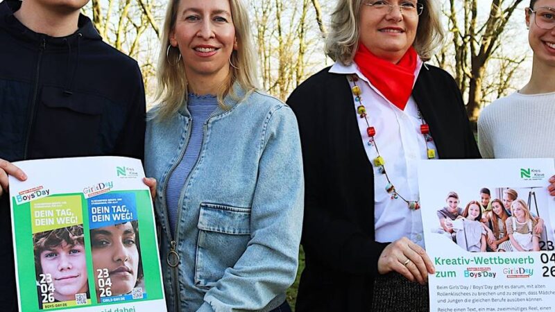 Erstmalig mit Kreativwettbewerb: Kreisverwaltung Kleve nimmt wieder am Girls‘ und Boys‘ Day teil