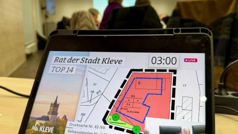Premiere im Rathaus: Start für Rats-TV – Offene Klever/Die Linke attackiert CDU und Kämmerer scharf