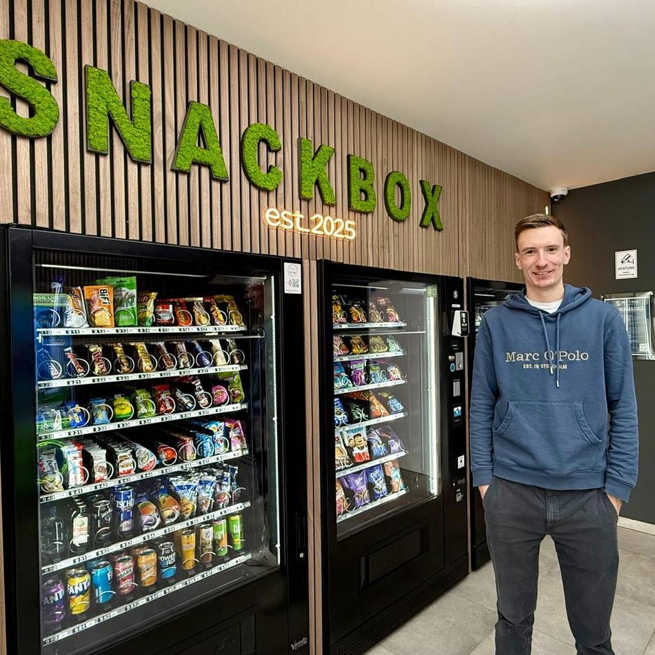 An der Kavarinerstraße in Kleve: Snackbox expandiert weiter – dritter Automatenkiosk eröffnet
