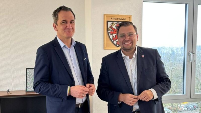 Landtagsabgeordneter für Radevormwald: Nettekovens Antrittsbesuch beim Bürgermeister