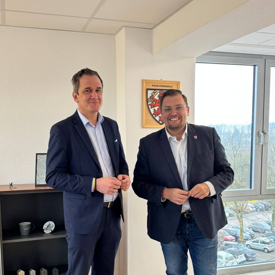 Landtagsabgeordneter für Radevormwald: Nettekovens Antrittsbesuch beim Bürgermeister