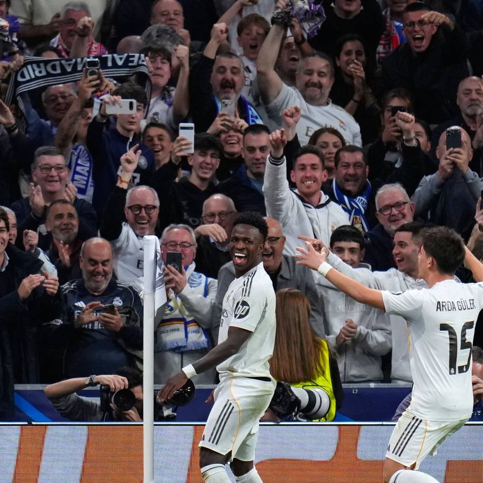 Champions League: Vinícius revanchiert sich gegen Benfica – Fan fliegt wegen Hitlergruß raus