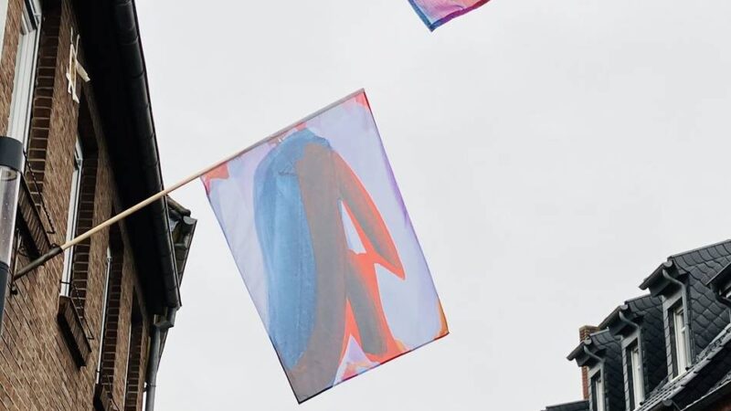 Kunstprojekt in Rees: Bunte Akzente für die Fallstraße