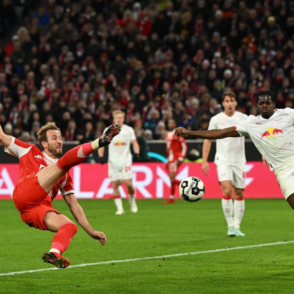 Kane und Diaz treffen: FC Bayern schlägt Leipzig und steht im Pokal-Halbfinale