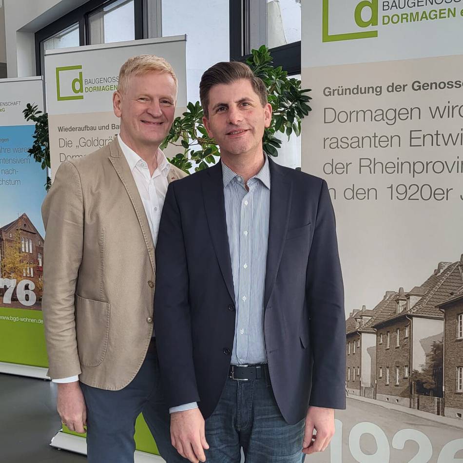 Wohnen in Dormagen: Baugenossenschaft startet mit vielen Plänen ins Jubiläumsjahr