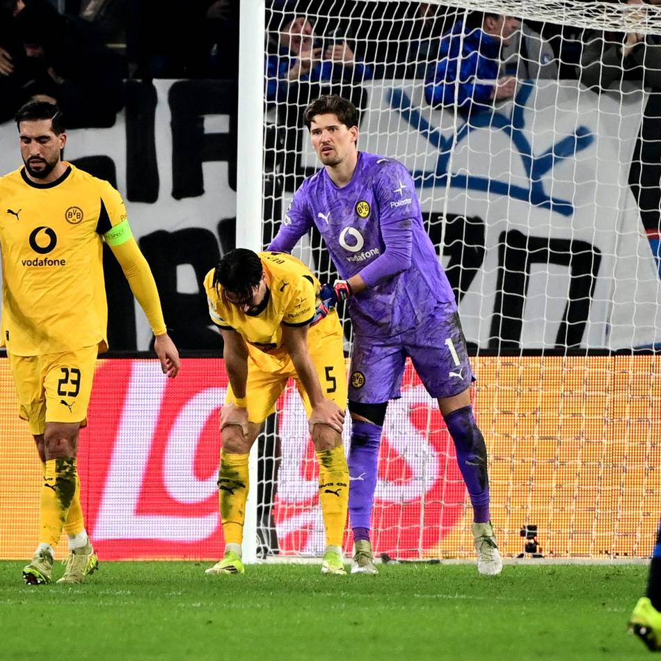 Bittere Pleite in der Champions League: BVB-Torwart Kobel nimmt Aus auf sich – Schlotterbeck rätselt über Rote Karte