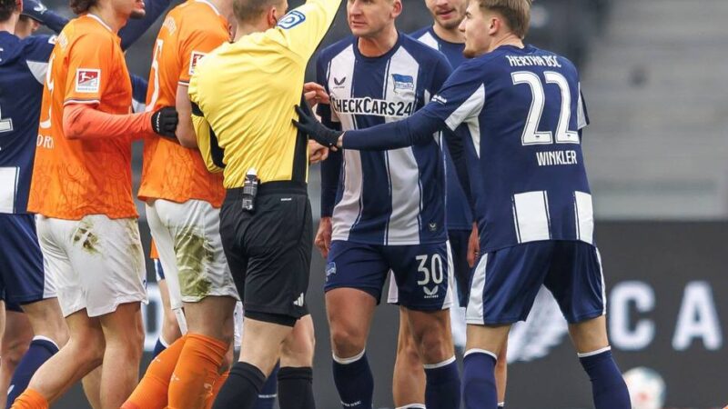 2. Bundesliga: Hertha gibt 2:0-Führung aus der Hand – Dresden und Bielefeld teilen die Punkte