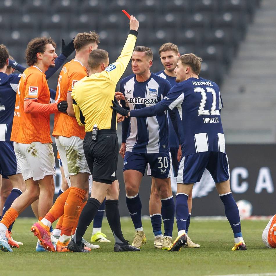 2. Bundesliga: Hertha gibt 2:0-Führung aus der Hand – Dresden und Bielefeld teilen die Punkte