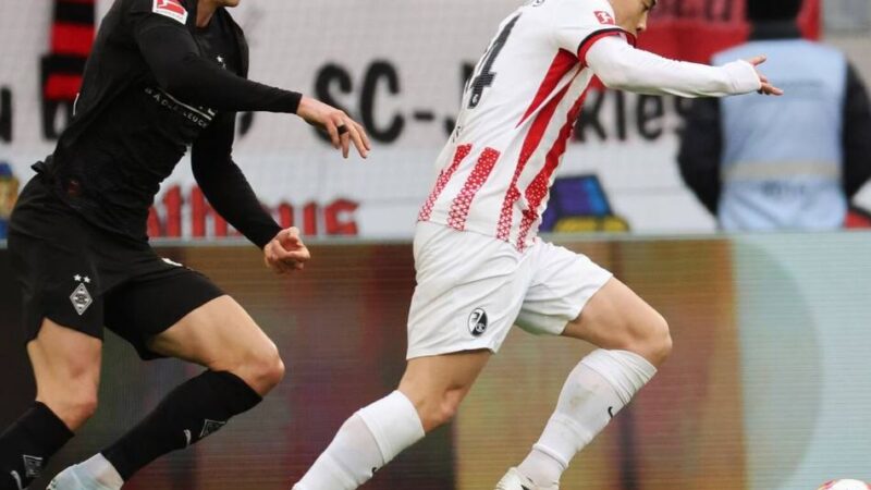 Ginter trifft gegen Ex-Verein: Gladbach rutscht durch Niederlage in Freiburg tiefer in den Keller