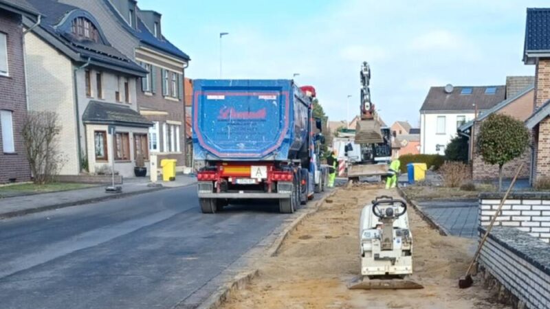 Zweite Bauphase: Arbeiten an der Kreisstraße 4 gehen weiter