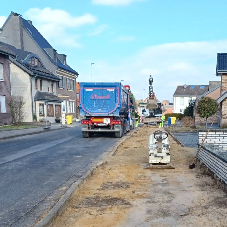 Zweite Bauphase: Arbeiten an der Kreisstraße 4 gehen weiter