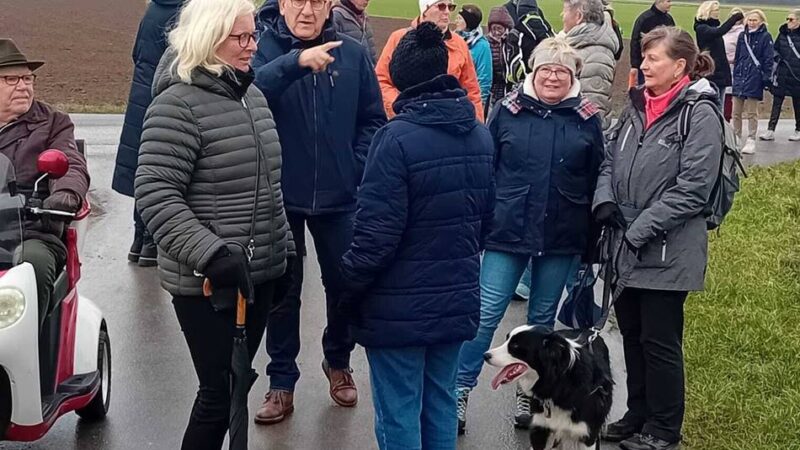 Heimatverein Ossenberg: Glühweinwanderung durch die Spilling und zum Deich