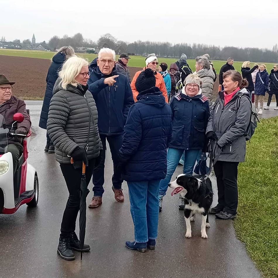 Heimatverein Ossenberg: Glühweinwanderung durch die Spilling und zum Deich