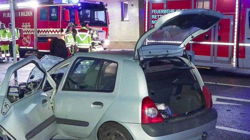 Unfall in Hilden: Polizei – Verdacht auf illegales Autorennen hat sich bislang nicht erhärtet