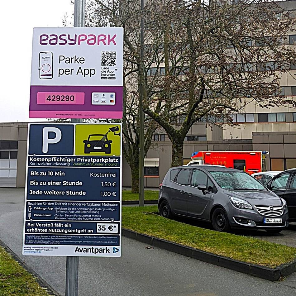 Krankenhaus Wermelskirchen: Wer hier parkt, sammelt Quittungen wie Beweise