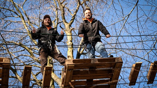 Zehn Stunden Sonne: Kletterpark Velbert startet in die Saison