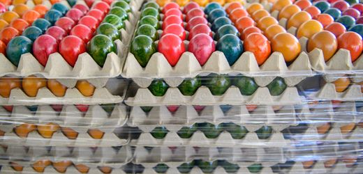 Ostern: So knapp sind Eier vor den Feiertagen