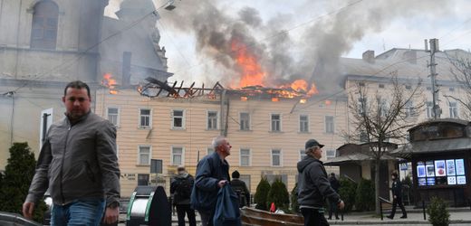 Ukraine: Verletzte und Schäden bei Drohnenangriff auf Lwiw
