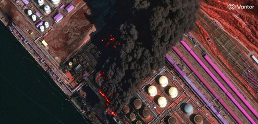 Ukraine-Krieg: Kyjiw attackiert erneut russischen Öl-Exporthafen Ust-Luga