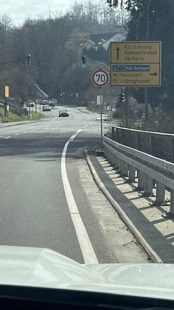 Wupperorte in Radevormwald: Tempo-70-Schild überrascht Bürger in Dahlhausen