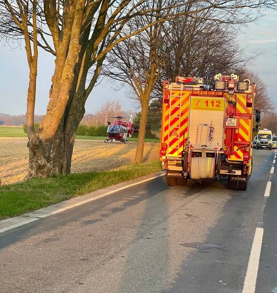 Unfall in Homberg: Motorroller-Fahrer
lebensgefährlich
verletzt