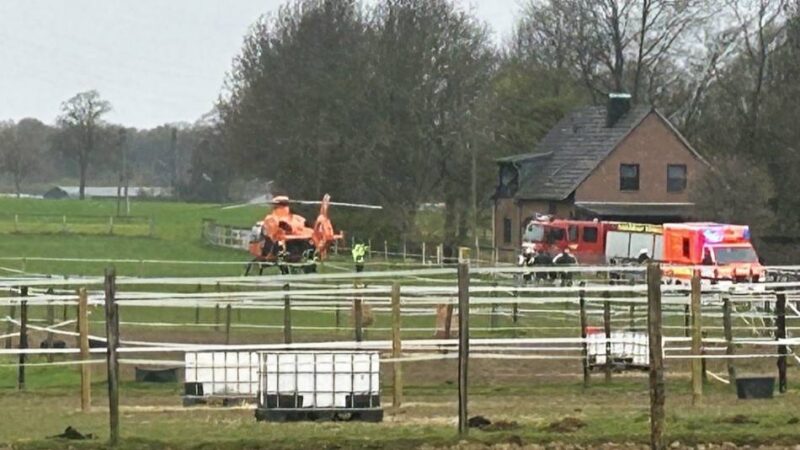 Unfall in Schwalmtal: Person stürzt aus großer Höhe