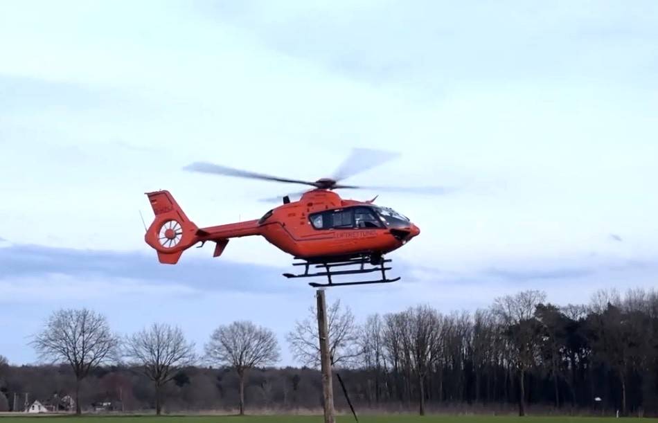 Einsatz in Schwalmtal: Hubschrauber transportiert verletzte Person