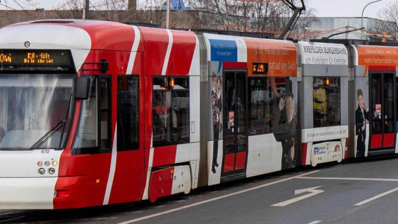 Gleisbauarbeiten in Krefeld: Straßenbahnen nach Hüls fahren erst ab Ende Mai wieder