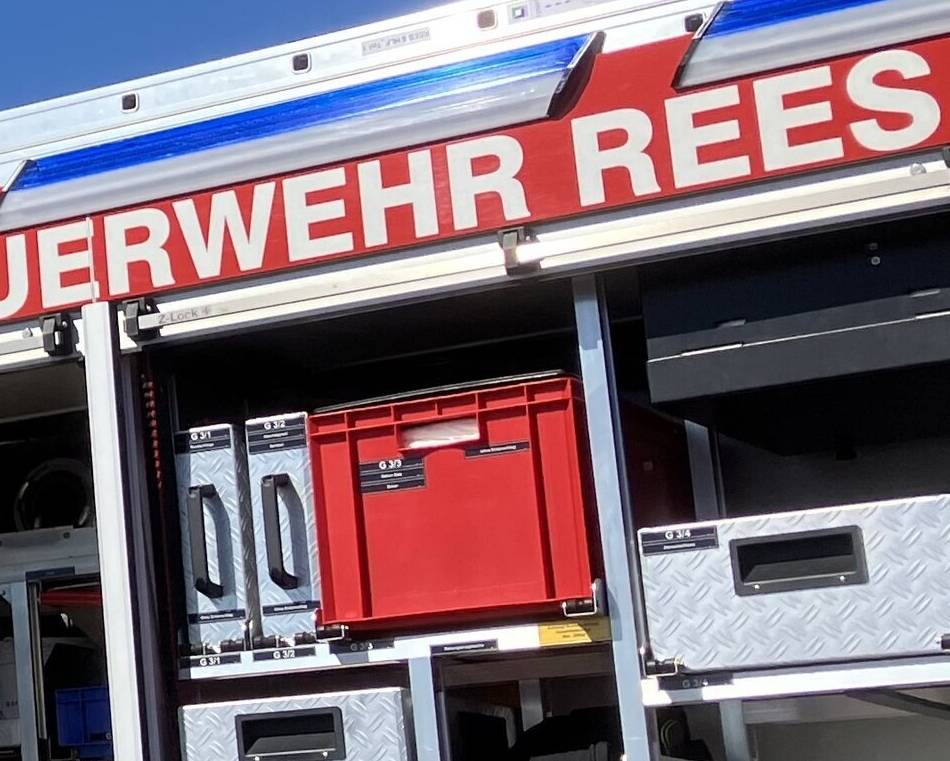 Einsätze des Löschzugs Rees: Feuerwehr kommt Rettungsdienst zweimal zur Hilfe