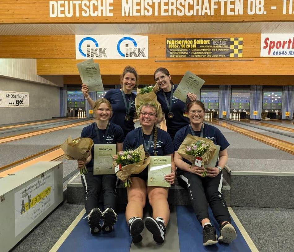 Größter Erfolg der Vereinsgeschichte: Langenfelder Keglerinnen sind Deutsche Vizemeister