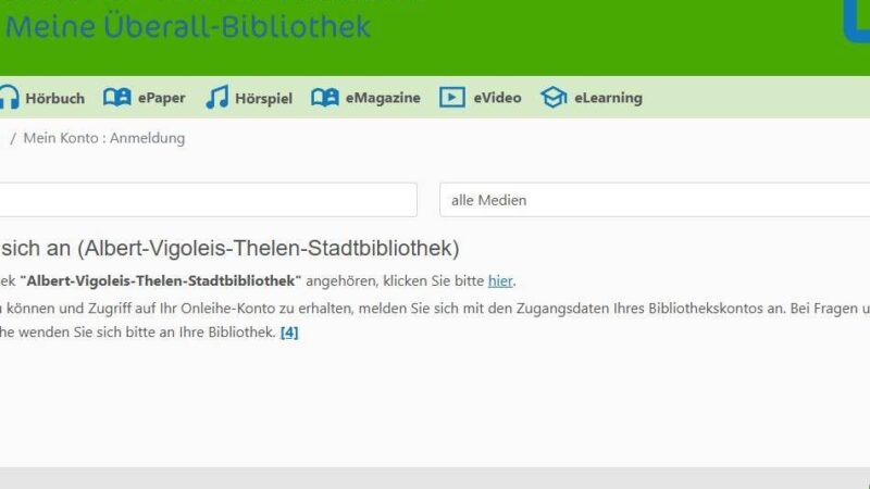 „Onleihe 3“ kommt ab 12. März: Stadtbibliothek modernisiert ihr digitales Angebot