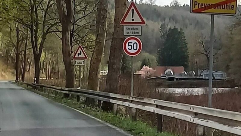 Mehr Sicherheit auf der L408: Zwischen Preyersmühle und K8 gilt Tempo 50