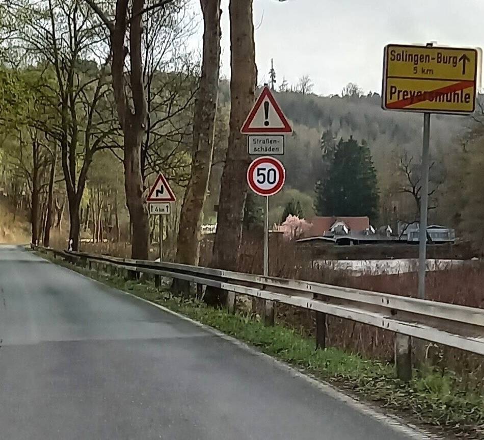 Mehr Sicherheit auf der L408: Zwischen Preyersmühle und K8 gilt Tempo 50