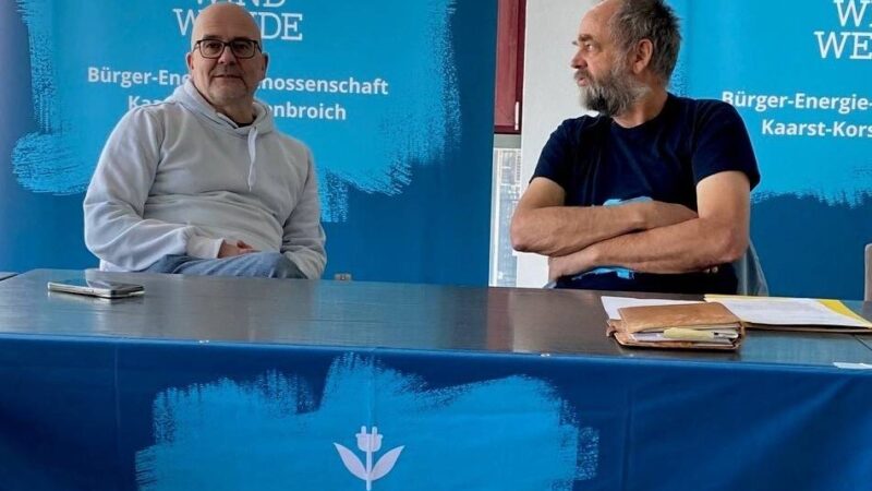 Sonne Wind Wende Kaarst-Korschenbroich stellt Stromtarif vor: Energiewende in Bürgerhand